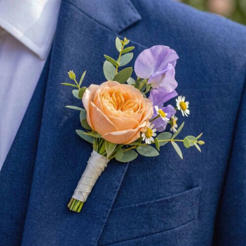 Pastel Whimsy Buttonhole