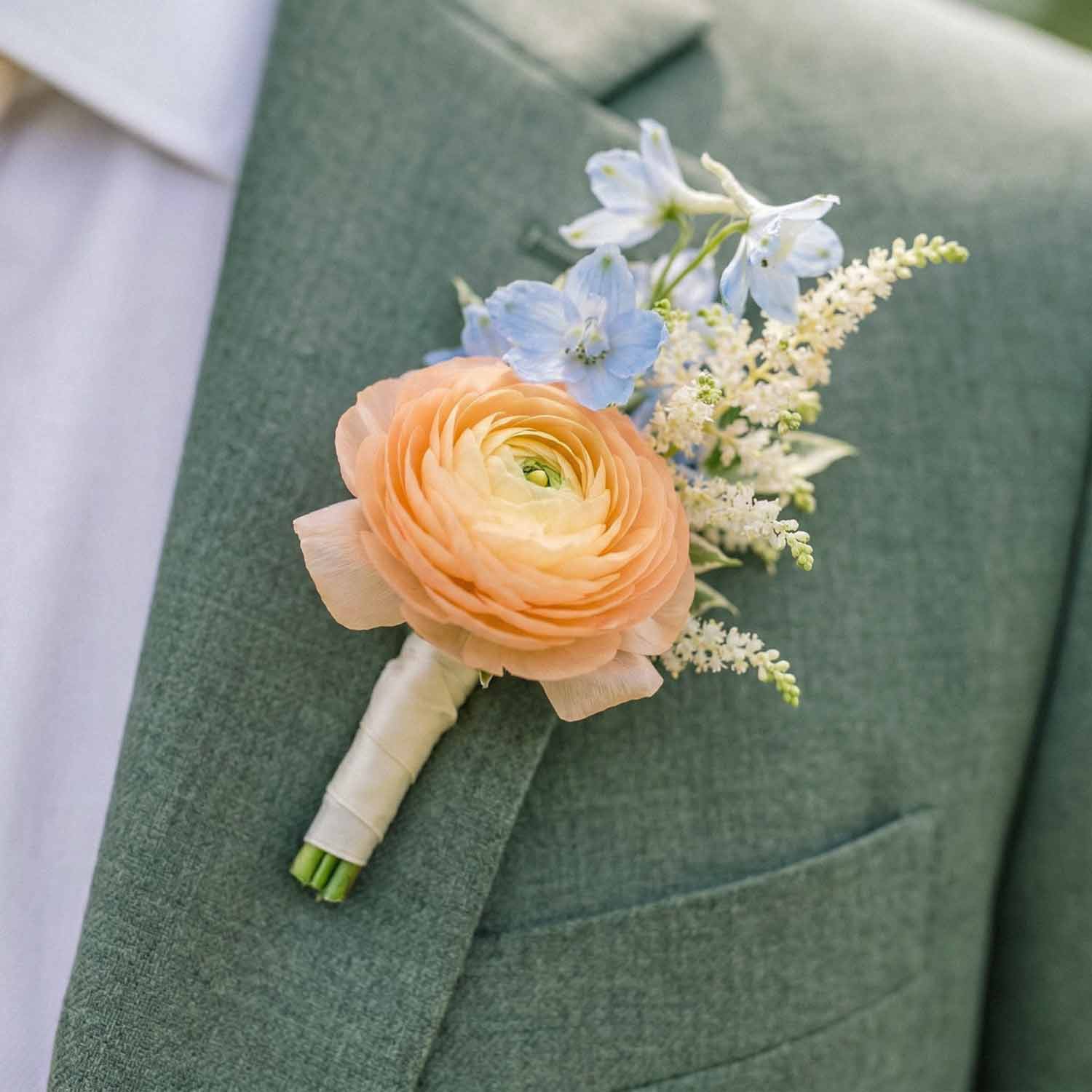 Sunset Garden Buttonhole