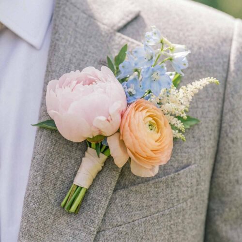 Sunset Garden Buttonhole