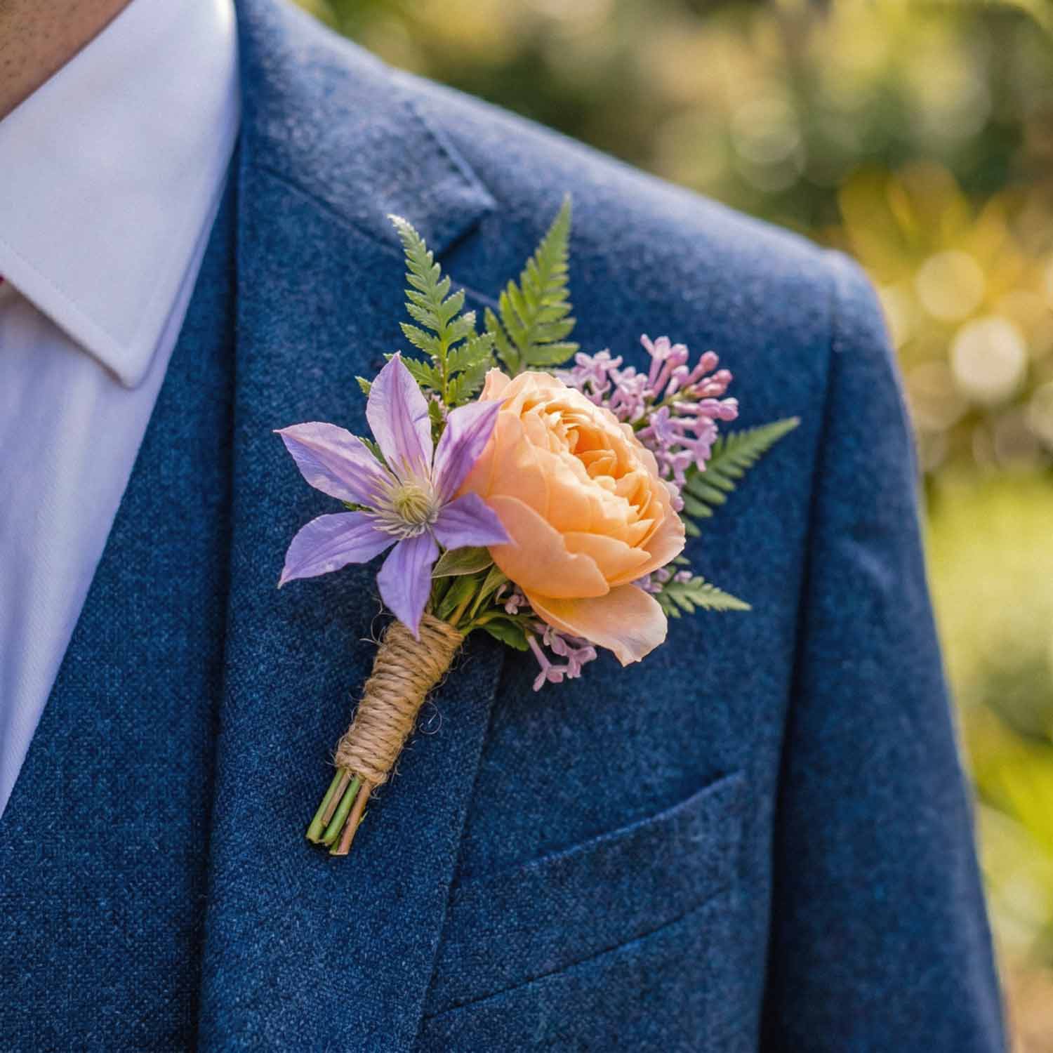 Tropical Sorbet Buttonhole