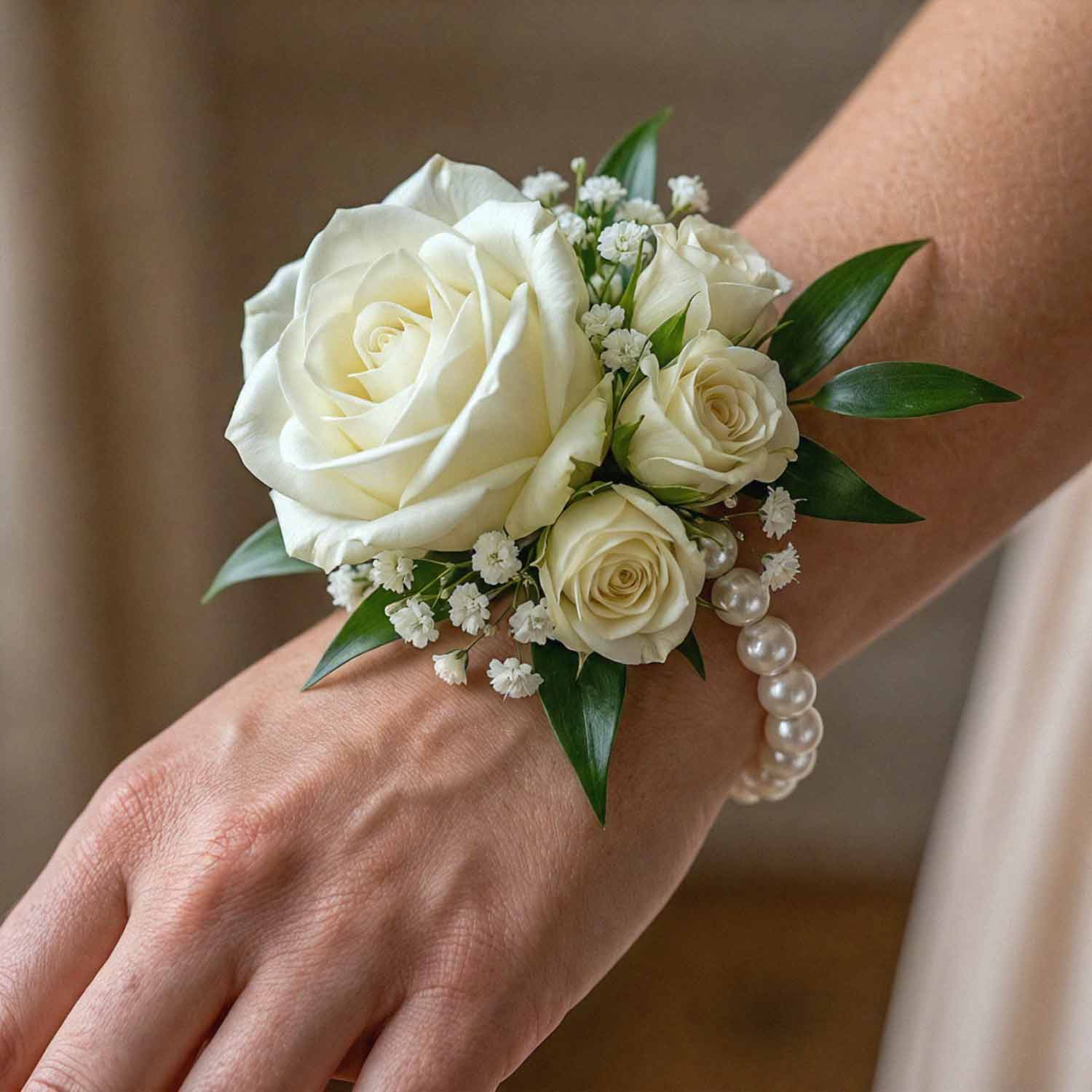 Gentle Bloom Wrist Corsage
