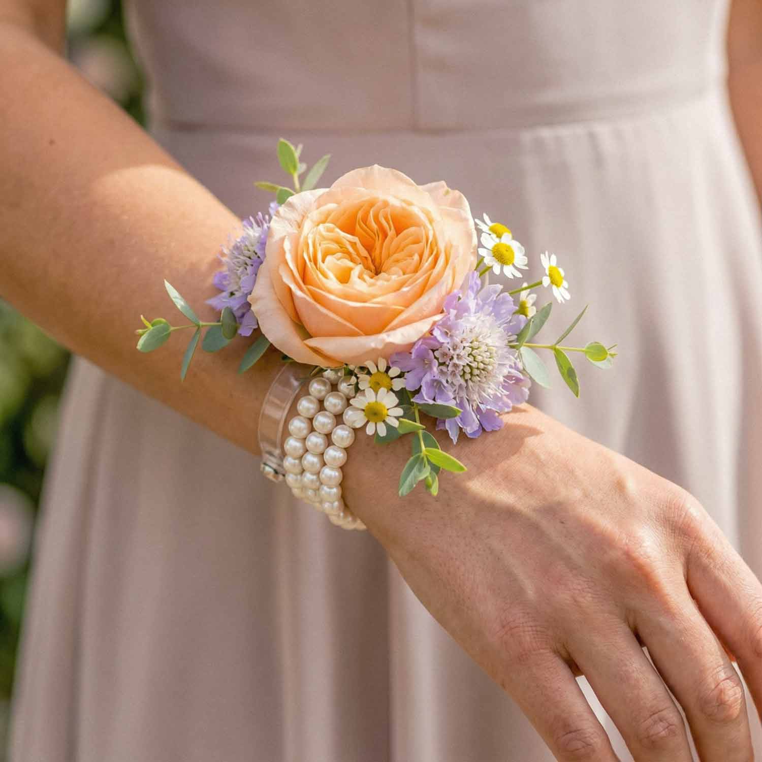 Pastel Whimsy Wrist Corsage