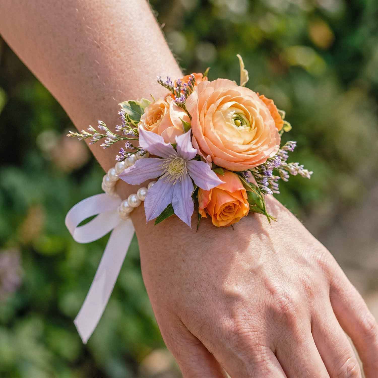 Tropical Sorbet Wrist Corsage