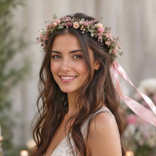 Blush & Pink Adult Flower Crown