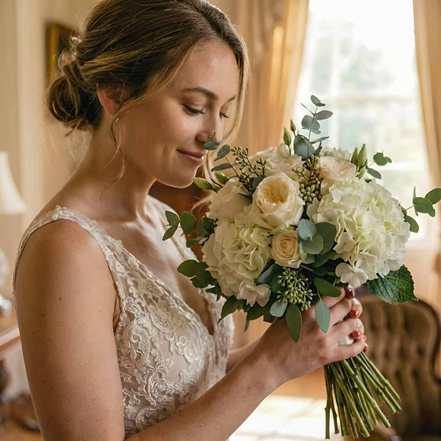 Alabaster Grace Bridal Bouquet