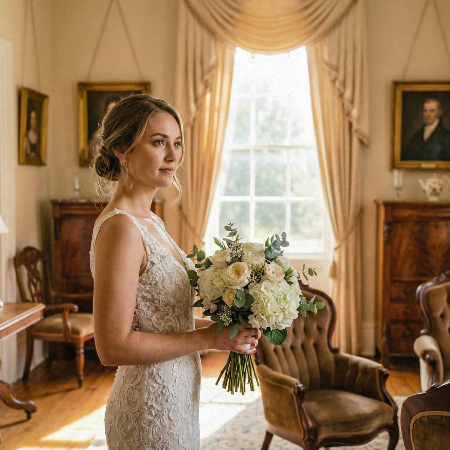 Alabaster Grace Bridal Bouquet