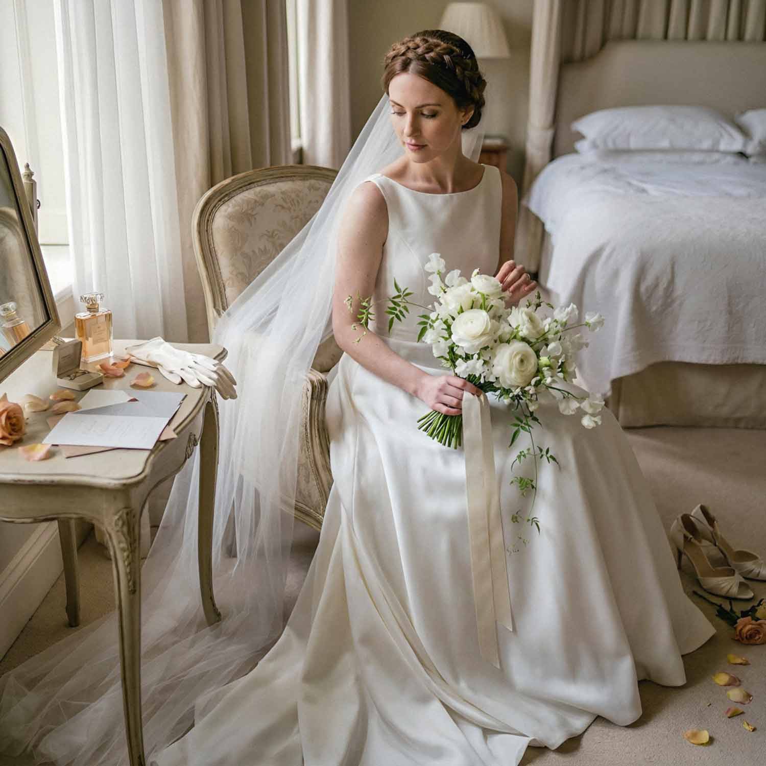 Lunar Whisper Bridal Bouquet