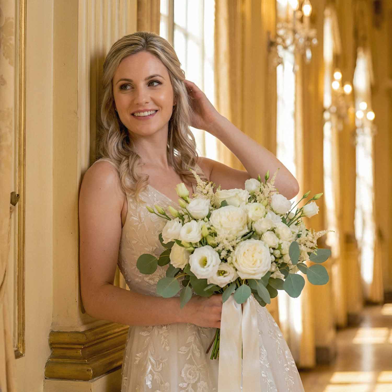 Pearl Poise Bridal Bouquet