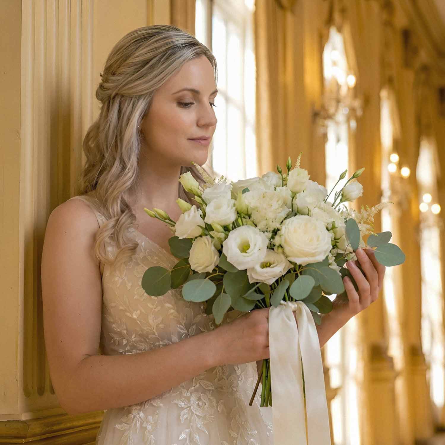 Pearl Poise Bridal Bouquet