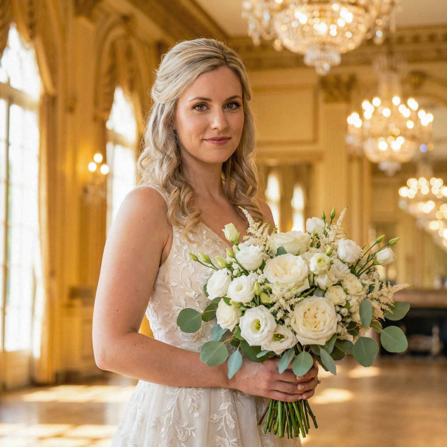 Pearl Poise Bridal Bouquet
