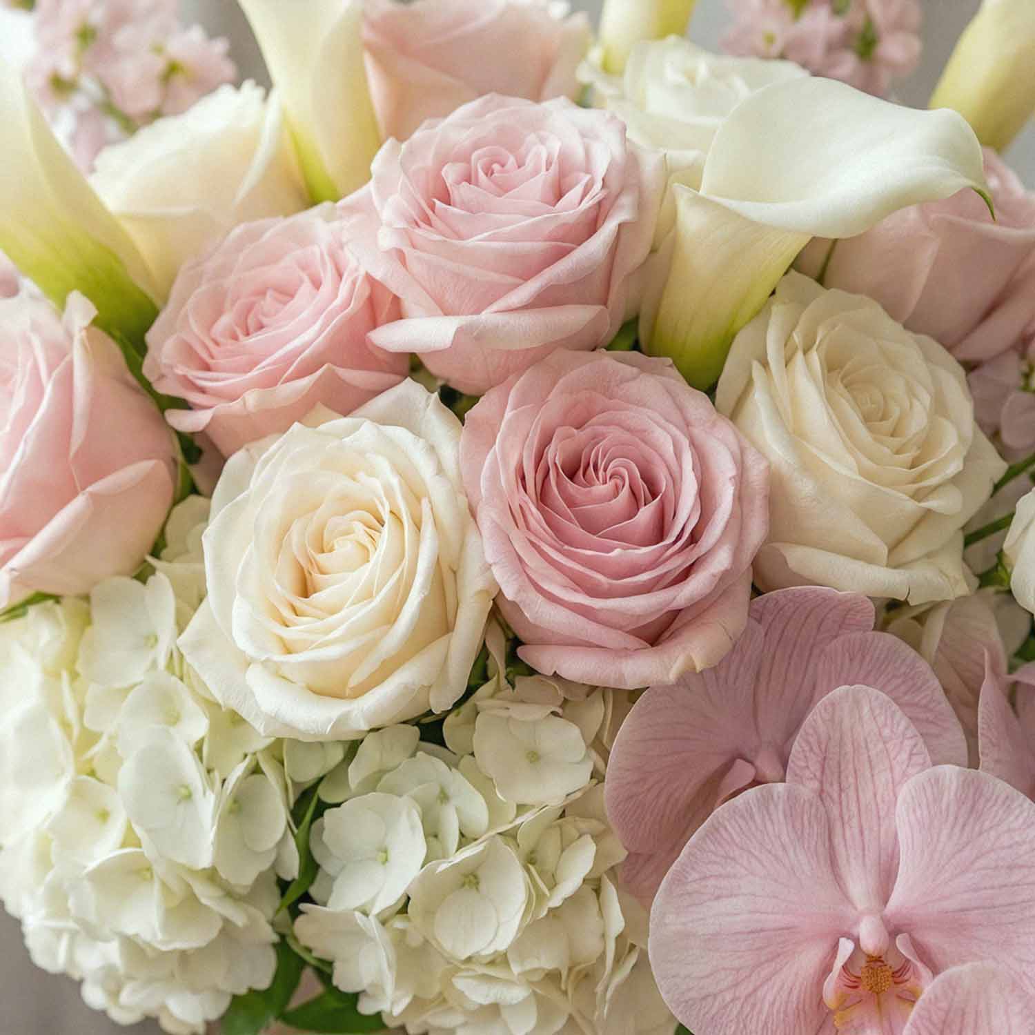 Pink Cascade Bridal Bouquet