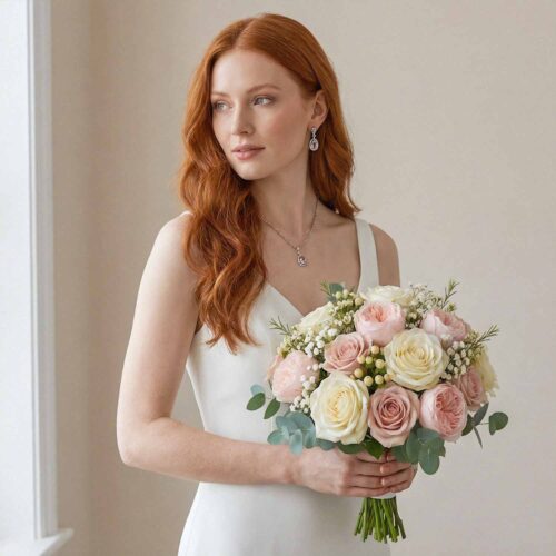 Rosewater Glow Bridal Bouquet