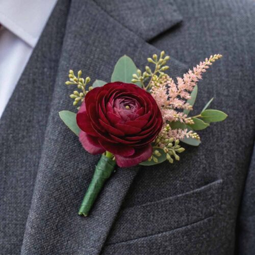 Belgravia Rouge Buttonhole
