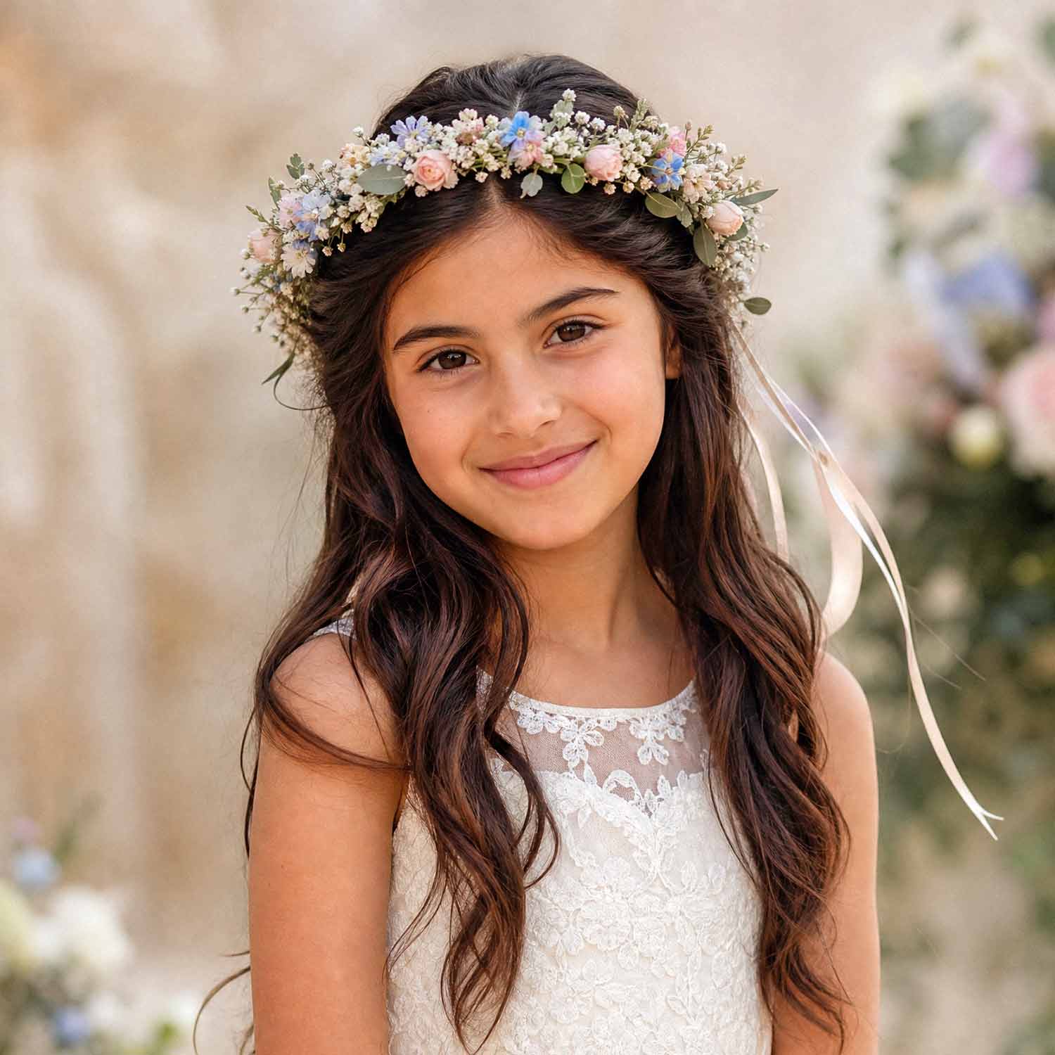Pastel Mix Child Flower Crown