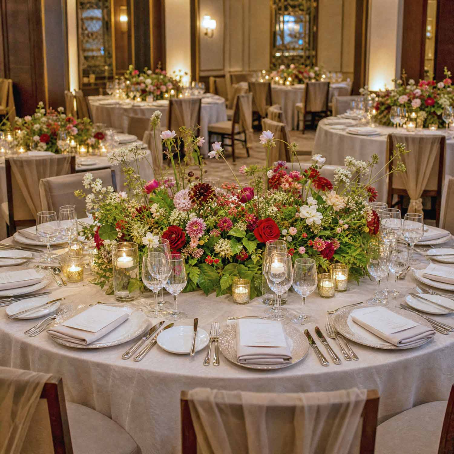 Kensington Bloom Meadow Table Centrepiece