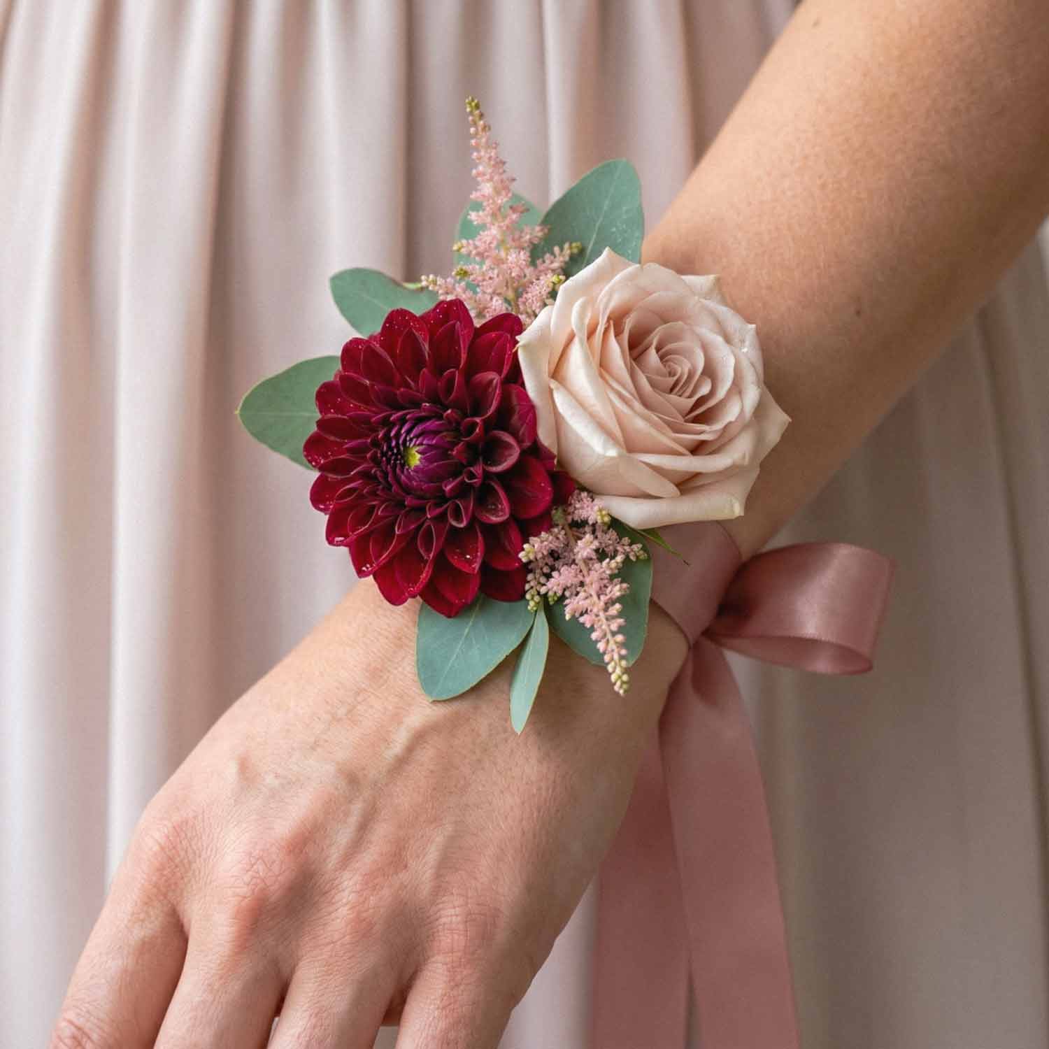Belgravia Rouge Wrist Corsage