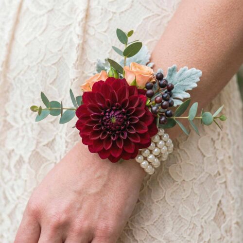 Bordeaux Belle Wrist Corsage