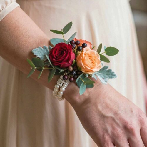 Bordeaux Belle Wrist Corsage