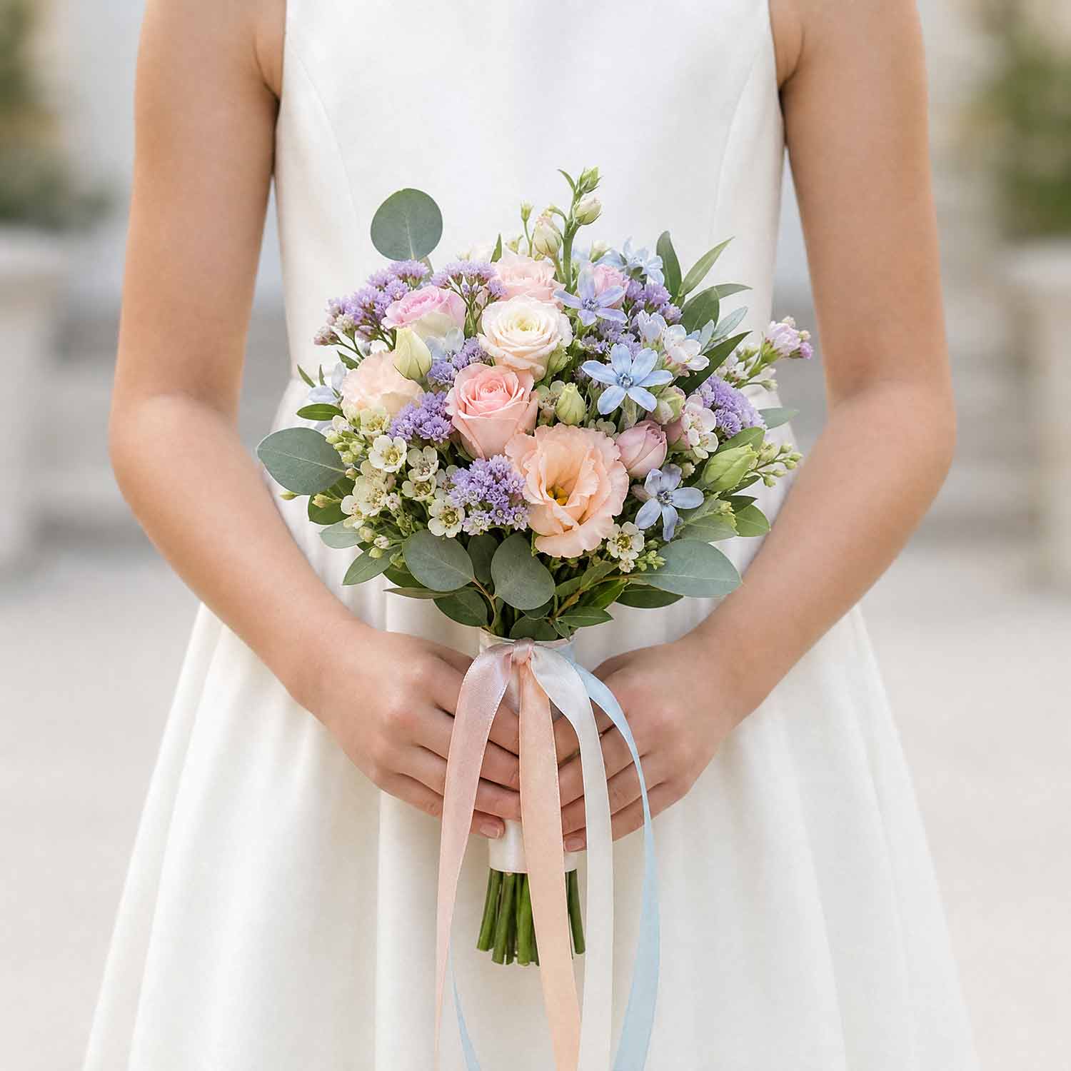 Pastel Mix Flower Girl Bouquet